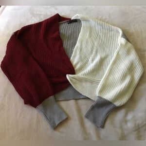 🍁3 for $10 crop sweater